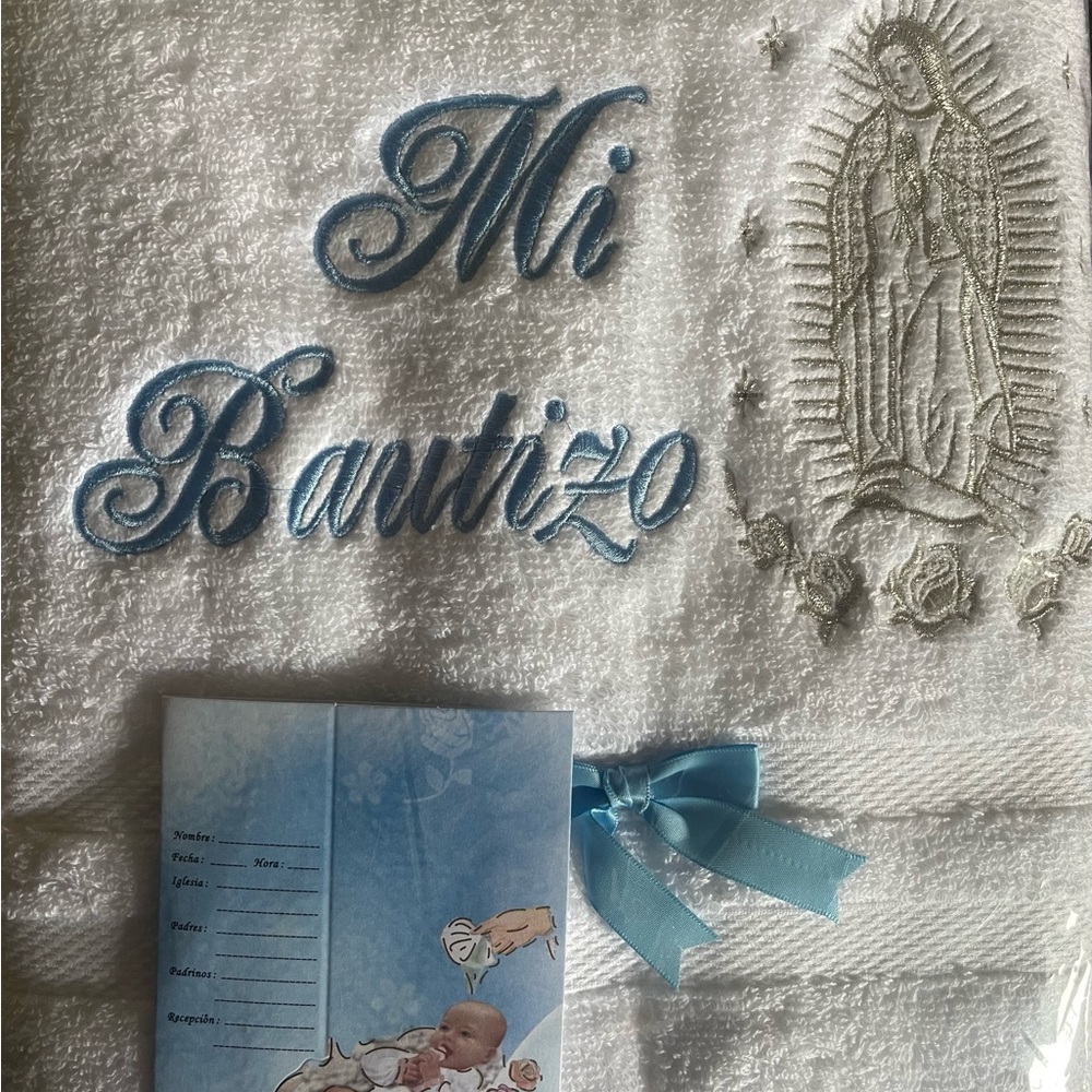 Toalla para bautizo